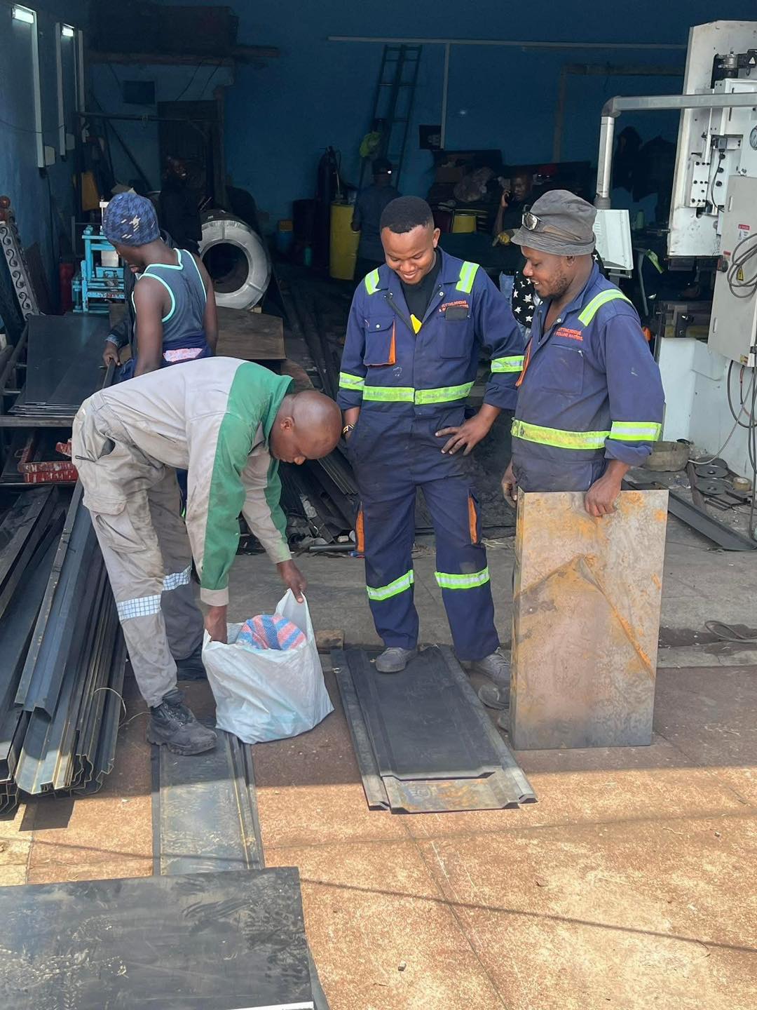 Metal roofing sheets